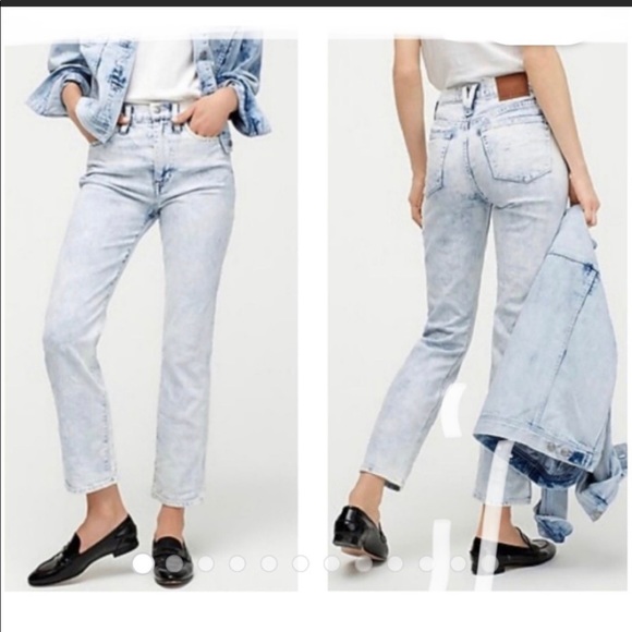Jcrew Point sur acid wash jeans
